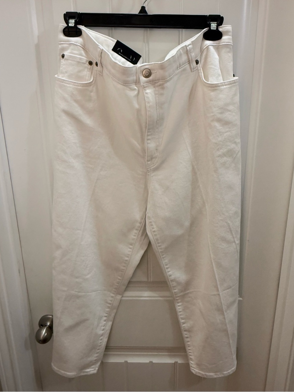 NWT $145 Ralph Lauren High-Rise Wide-Leg Jeans in White 18 w Resortwear - Picture 2 of 8